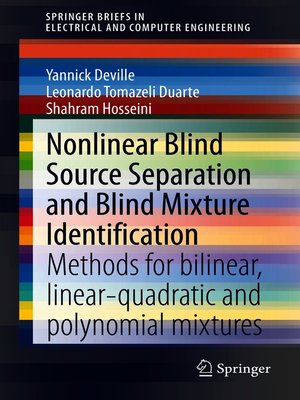 cover image of Nonlinear Blind Source Separation and Blind Mixture Identification